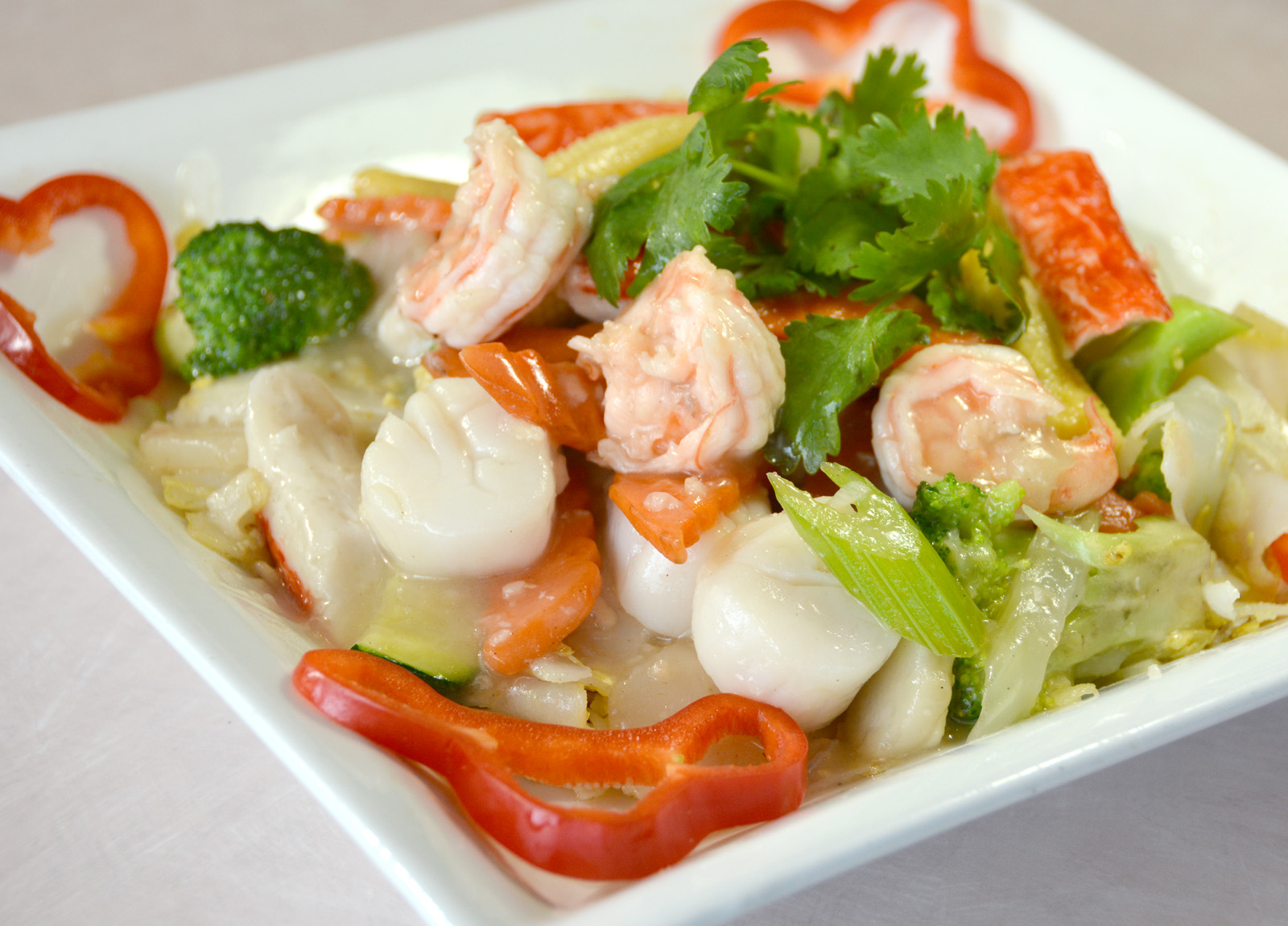 Order Shrimp and Scallops food online from Authentic Chinese store, San Antonio on bringmethat.com