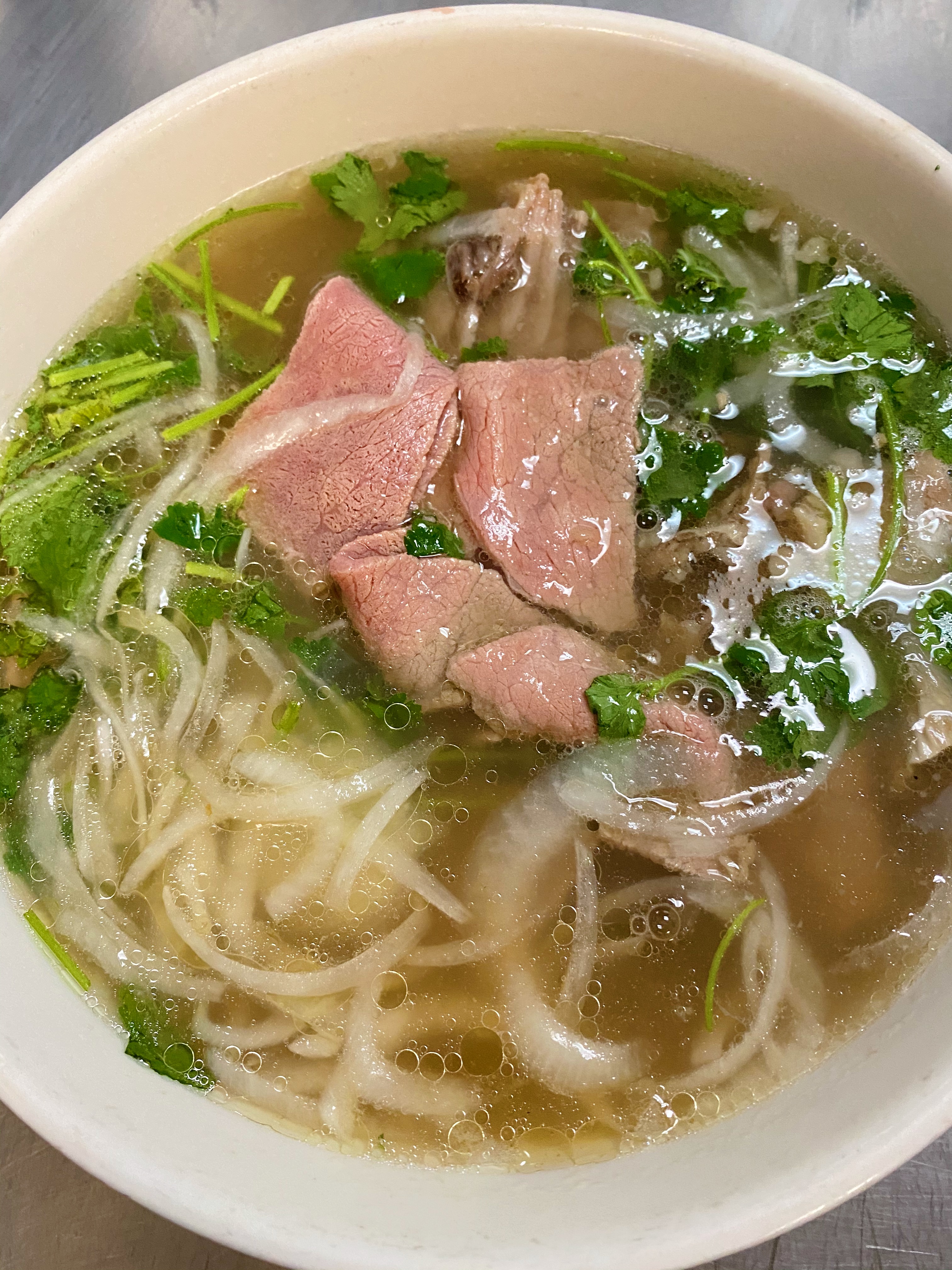 Order 22. Pho Tai food online from Pho Of The Desert store, Indio on bringmethat.com
