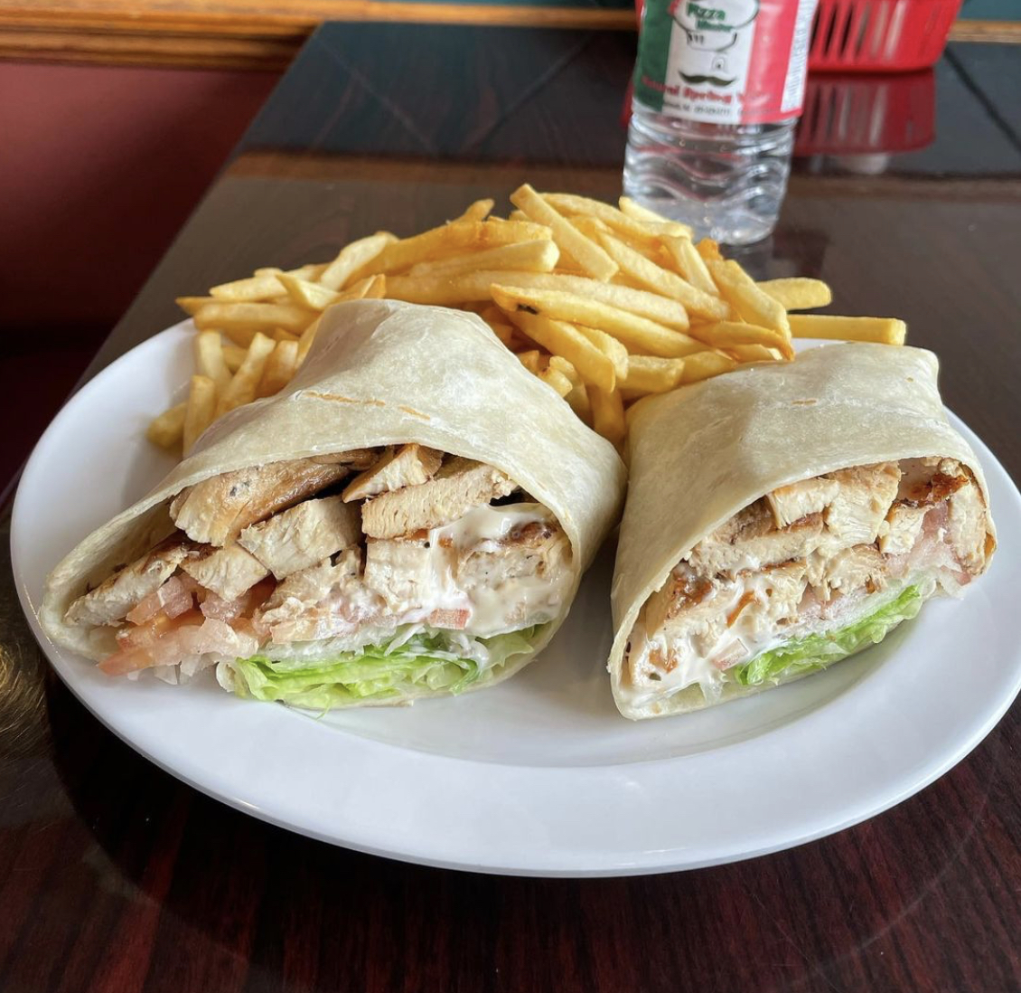 Order Grilled Chicken Wrap food online from Mahwah Pizza Master store, Mahwah on bringmethat.com