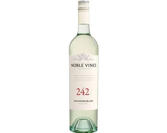 Order  NOBLE VINES SAUVIGNON BLANC 242 MONTEREY 750ML food online from House Of Wine store, New Rochelle on bringmethat.com