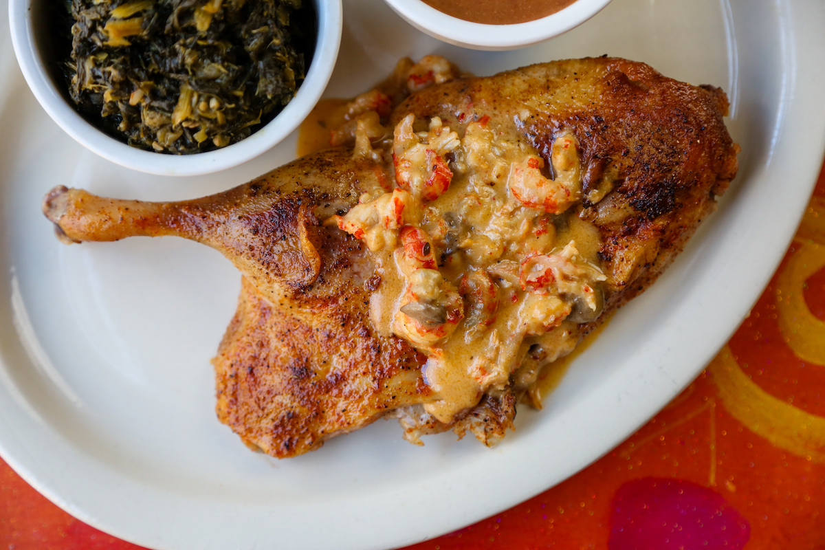 Order Blackened Bayou Duck food online from Oceana Grill store, New Orleans on bringmethat.com