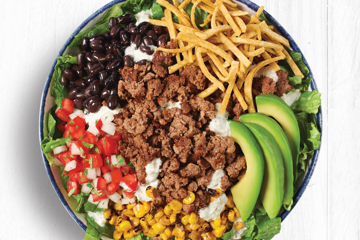 Order Impossible™ Taco Salad  food online from Rublo Baja Grill store, Mesa on bringmethat.com