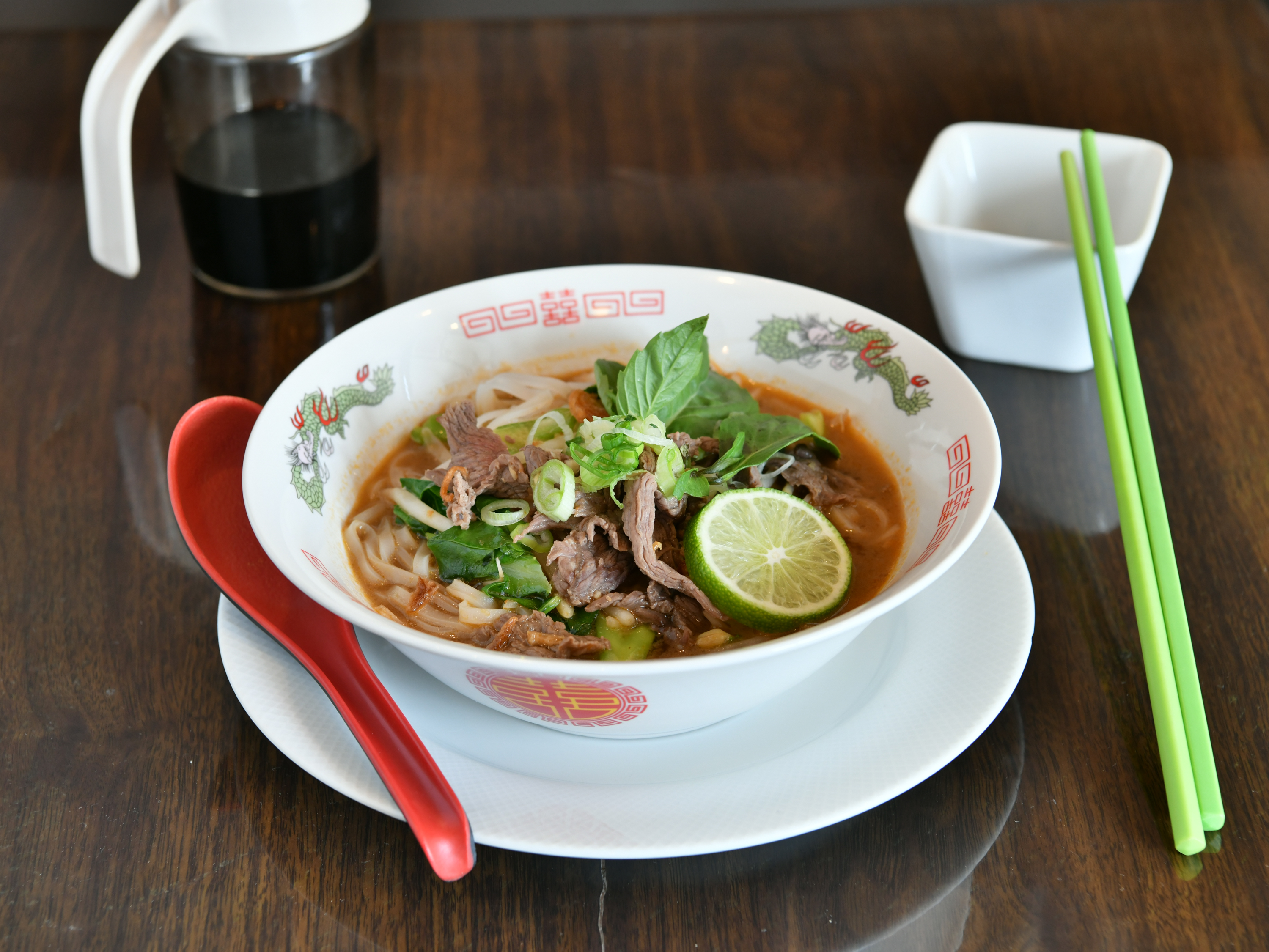 Order Beef Noodle Soup food online from Chok Dee Thai Kitchen store, Norwood on bringmethat.com