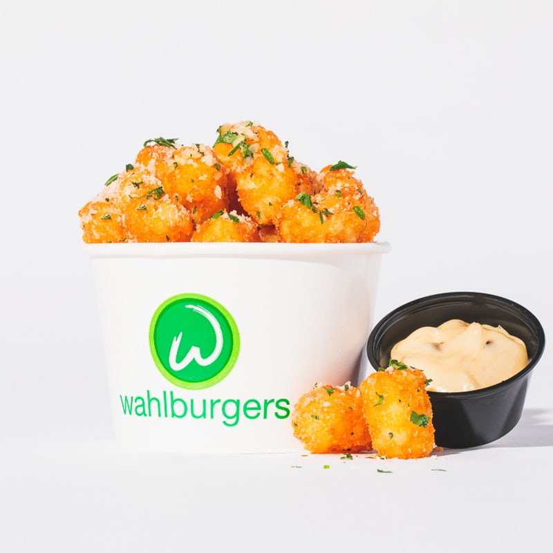 Order PARMESAN TRUFFLE TOTS food online from Wahlburgers store, Pittsburgh on bringmethat.com