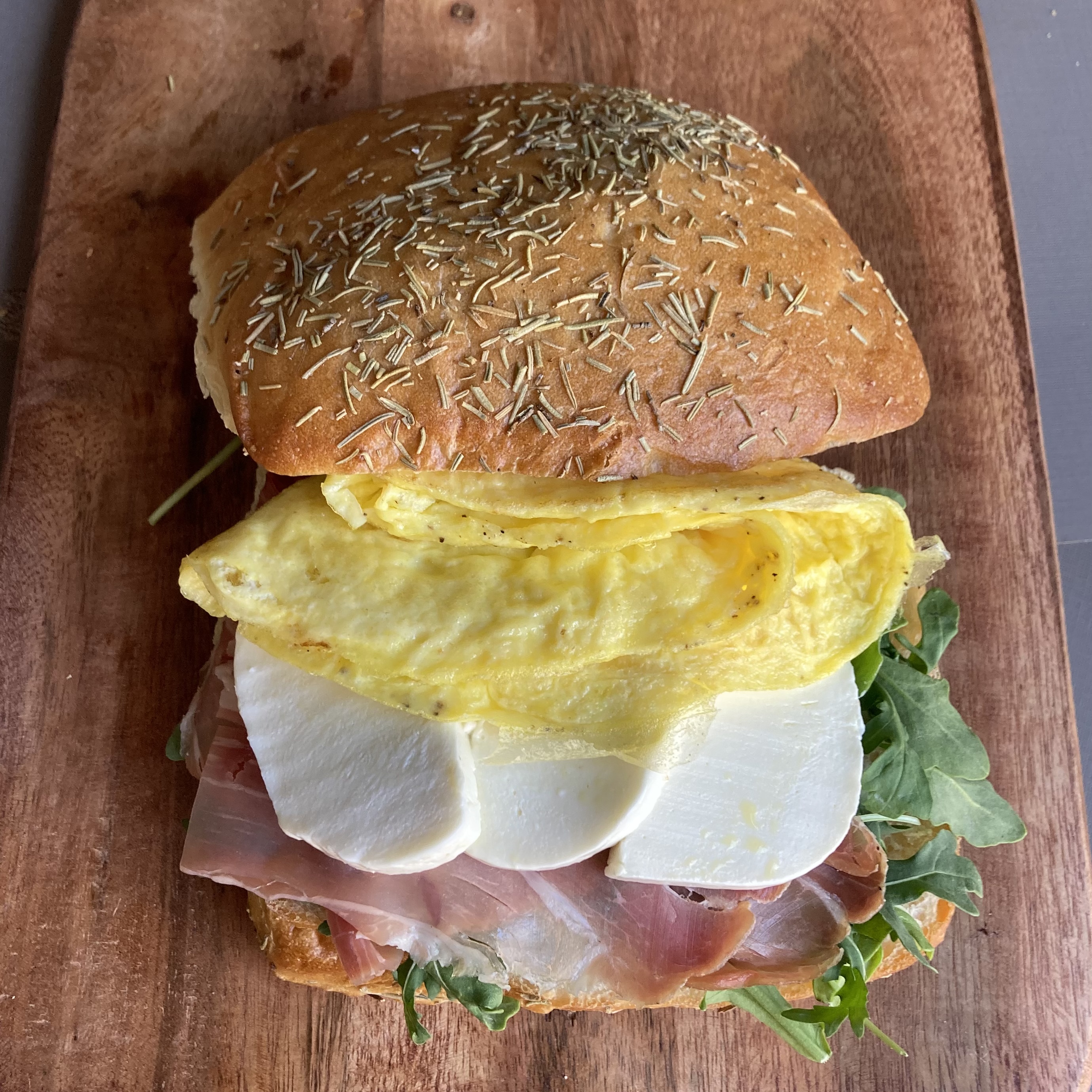 Order Eggs on Ciabatta food online from B Cup store, New York on bringmethat.com