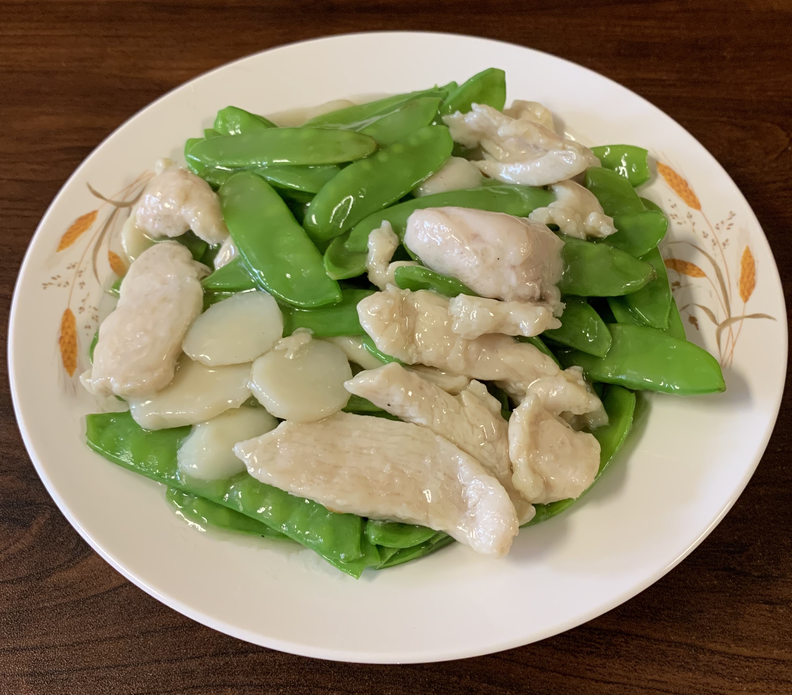 Order Chicken with Pea Pods food online from Great Wall Chinese Restaurant store, Western Springs on bringmethat.com