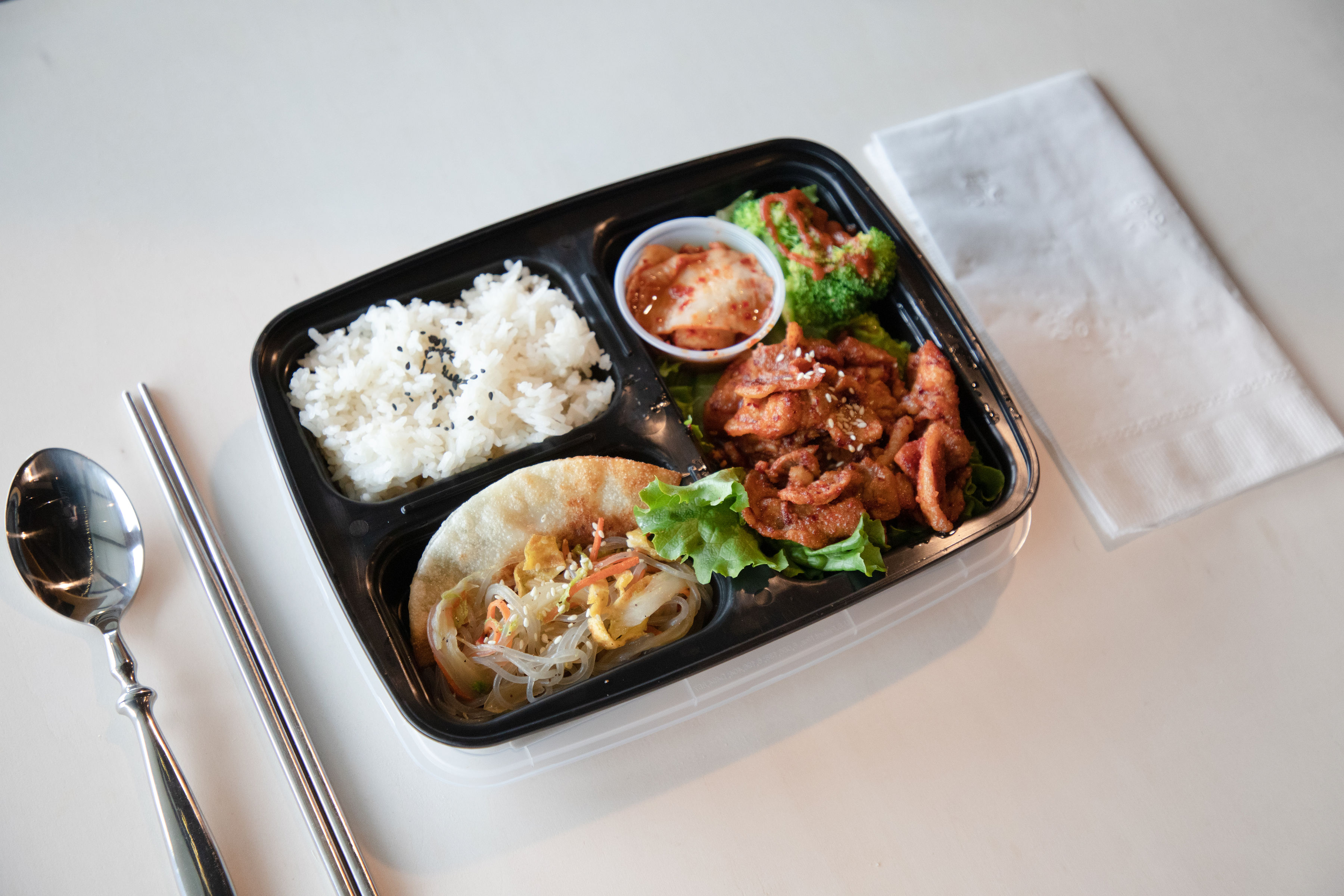Order Bento Spicy Pork  food online from Namu store, Albany on bringmethat.com