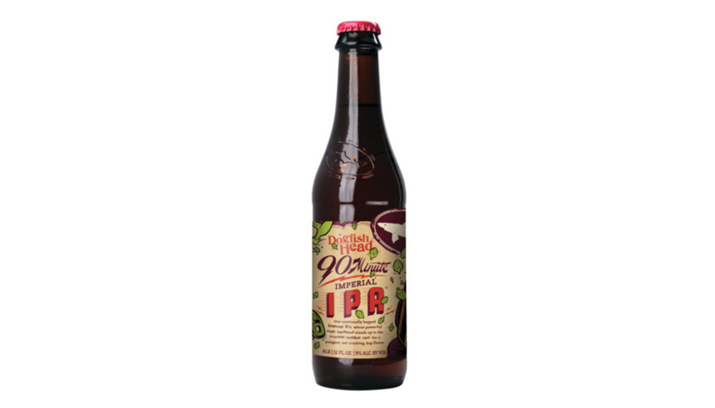Order Dogfish Head 90-Minute IPA 6x 12oz Bottles food online from Golden Rule Liquor store, West Hollywood on bringmethat.com