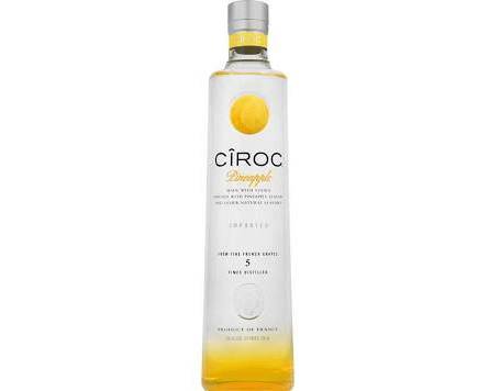 Order Ciroc Pineapple, 750mL vodka (35.0% ABV) food online from Luckys Liquor store, Los Angeles on bringmethat.com