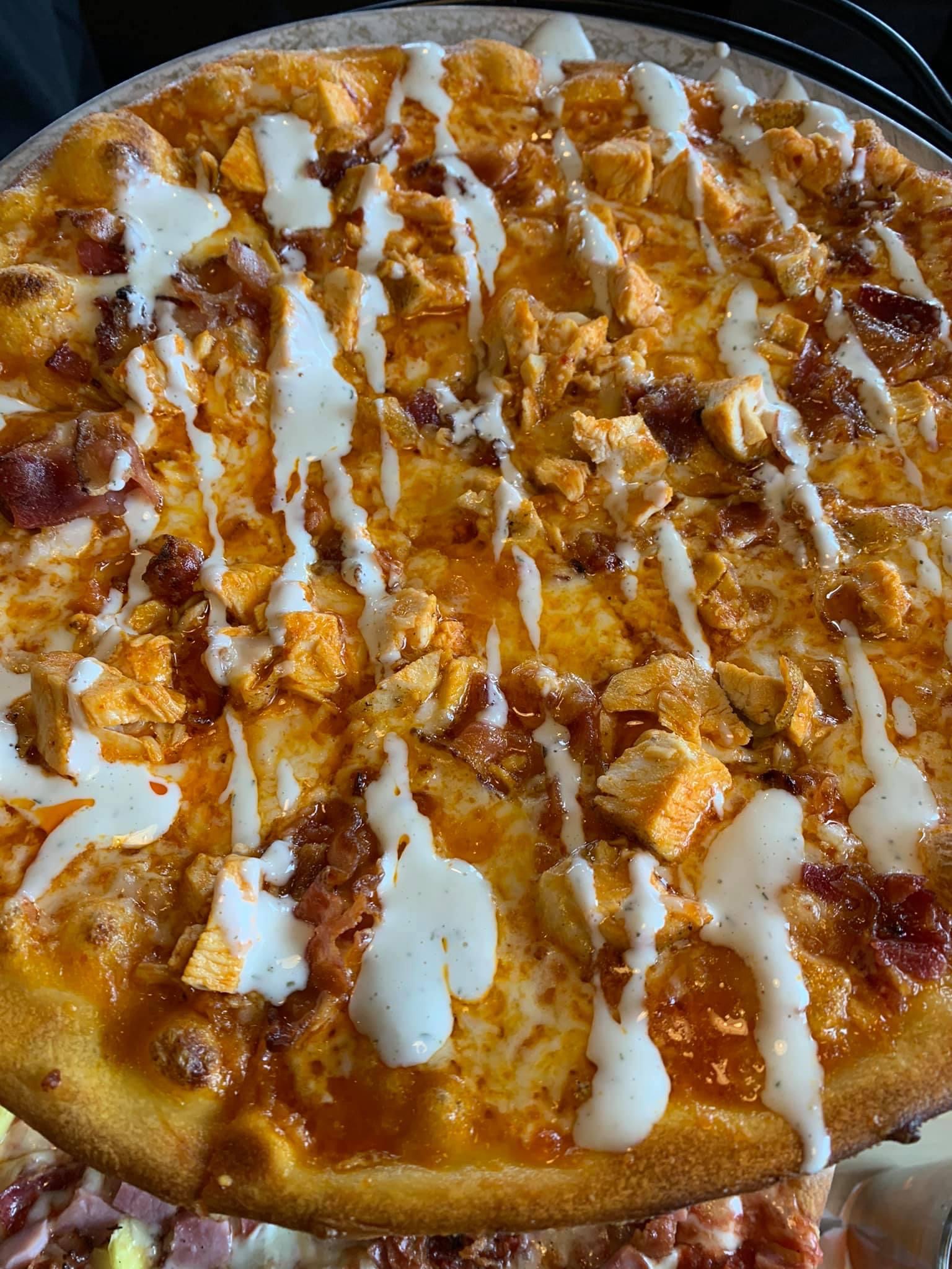 Order The Hot Hen Pizza food online from Barnyard Wood Crafted Pizza store, South Burlington on bringmethat.com