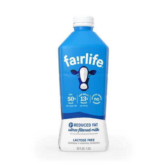 Order Fairlife 2% Reduced Fat Ultra-Filtered Milk, Lactose Free, 52 OZ food online from CVS store, BEACH PARK on bringmethat.com