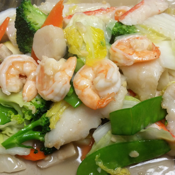 Order Seafood Combination food online from Moon Wok Bedford store, Bedford on bringmethat.com
