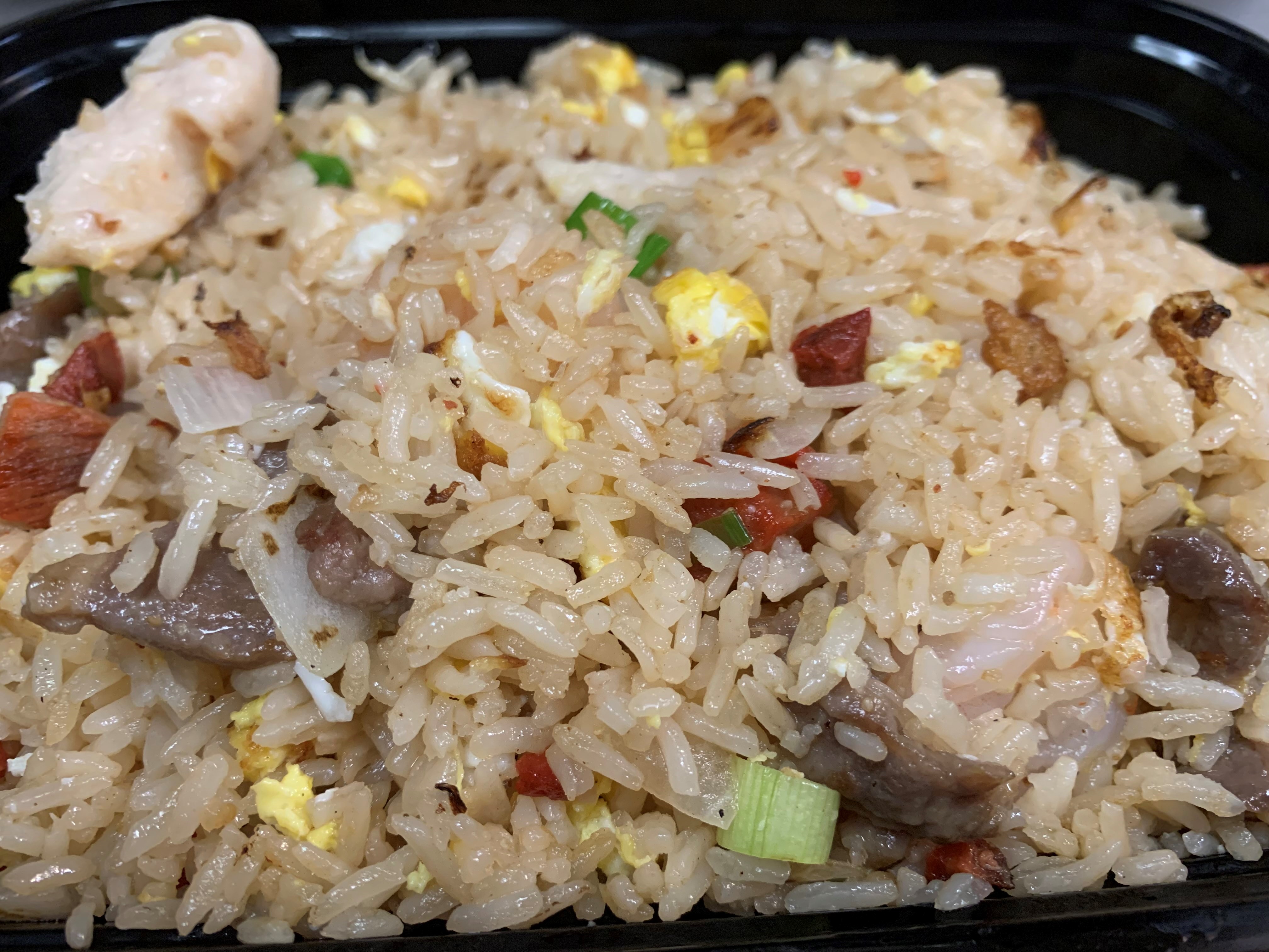 Order House Special Fried Rice  food online from Mulan Chinese Gourmet store, Newton on bringmethat.com