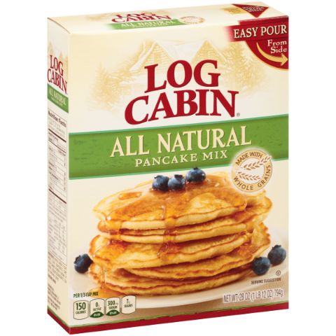 Order Log Cabin All Natural Pancake Mix 28oz food online from 7-Eleven store, San Diego on bringmethat.com