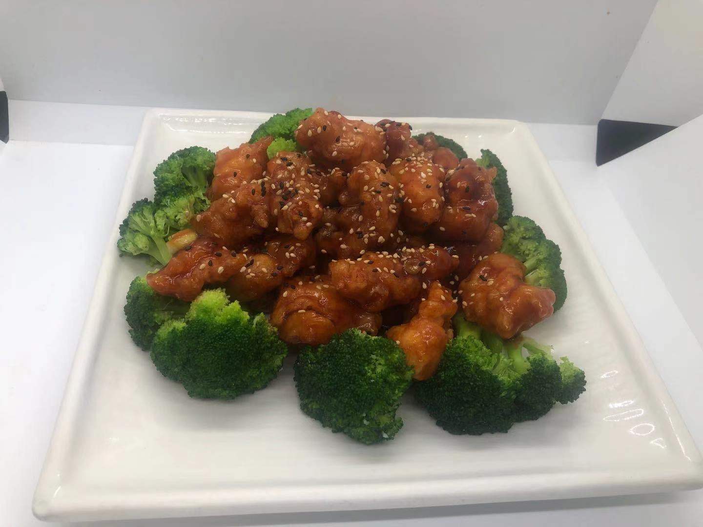 Order 302. Sesame Chicken food online from Iron Chef store, Phoenix on bringmethat.com