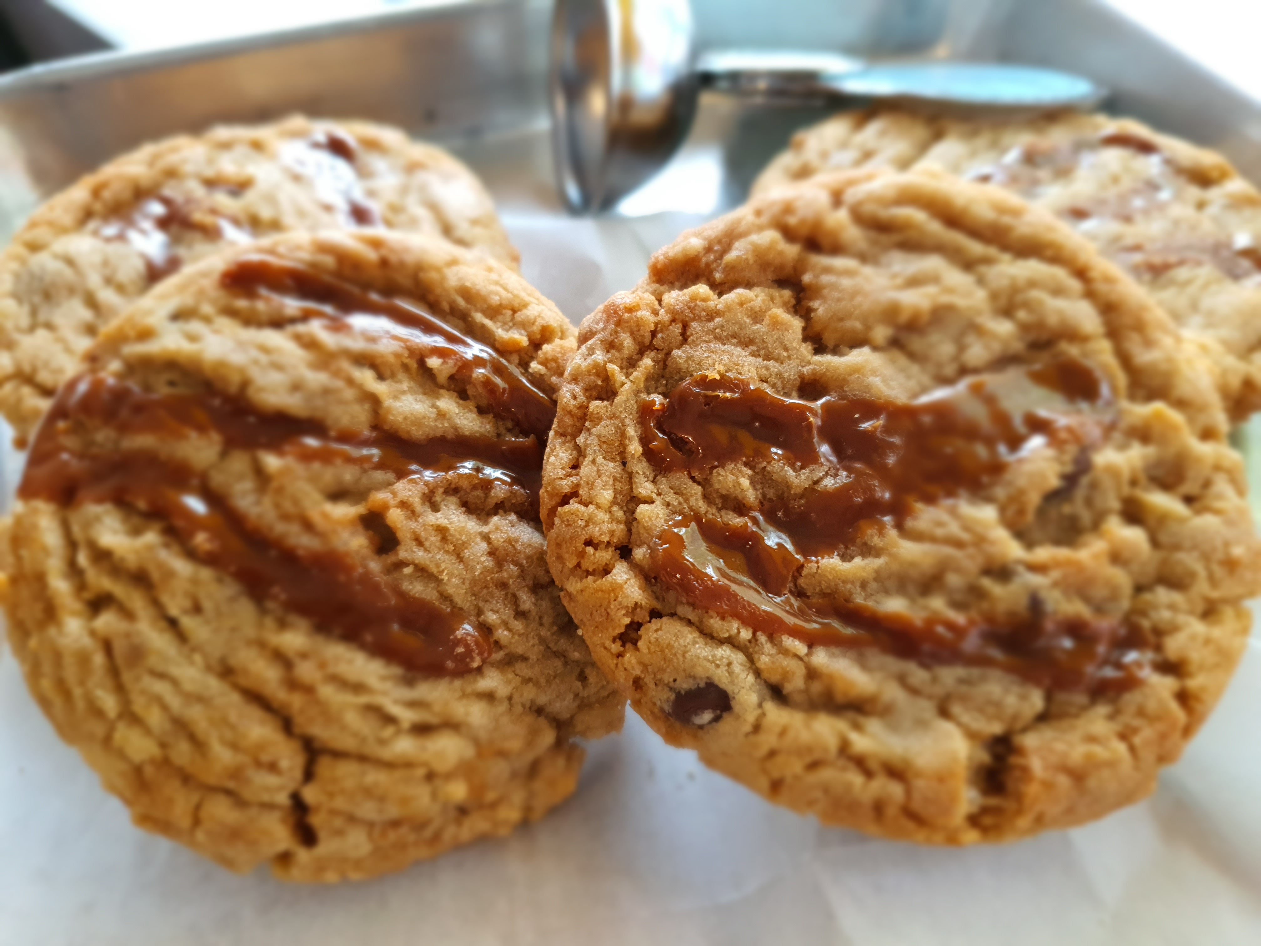 Order Salted Caramel Chunk Cookie food online from Buttercup Bake Shop store, New York on bringmethat.com