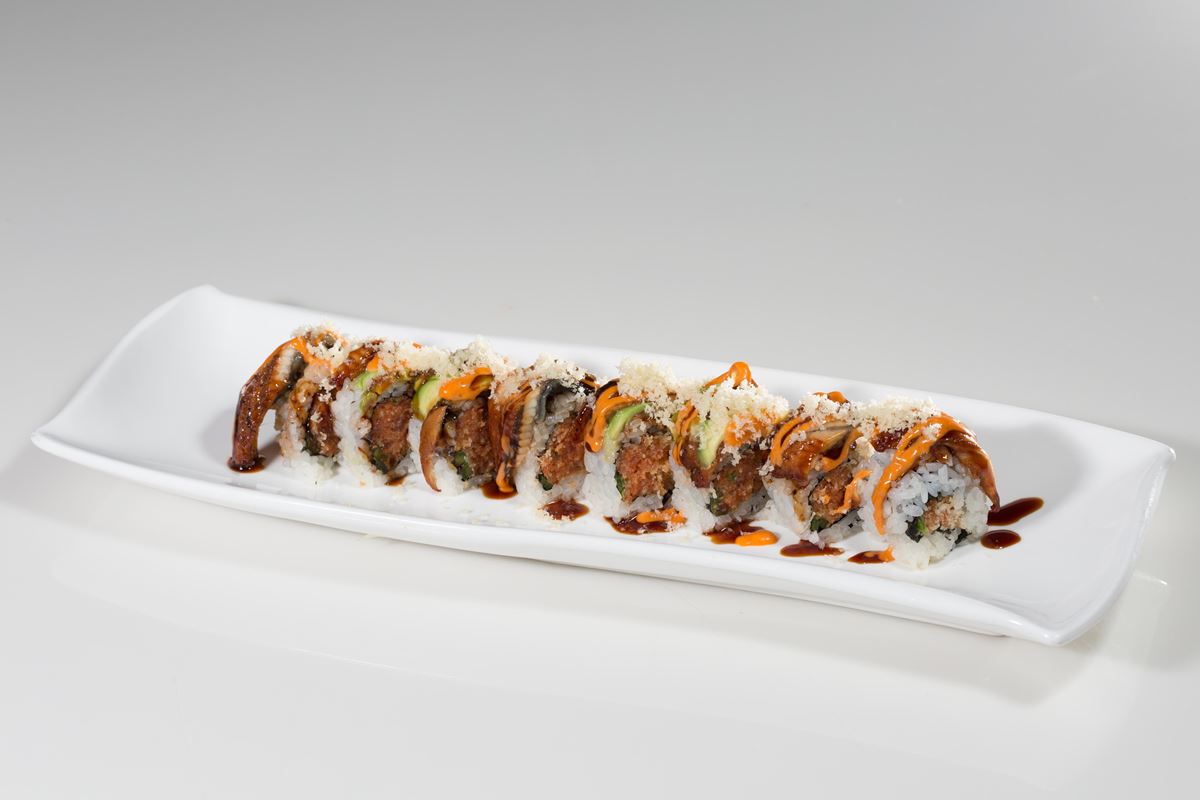 Order Fire Dragon Roll food online from Kashi Japanese - Stamford store, Stamford on bringmethat.com