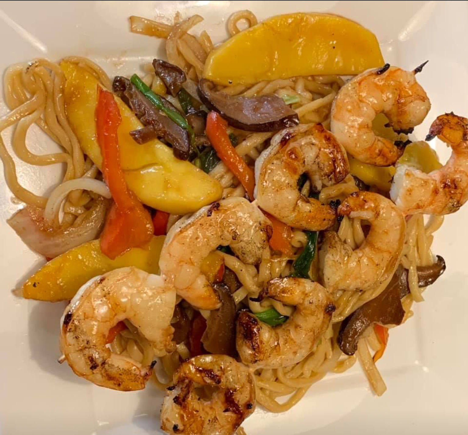 Order Grilled Shrimp and Salmon food online from "The Noodle House " store, El Sobrante on bringmethat.com