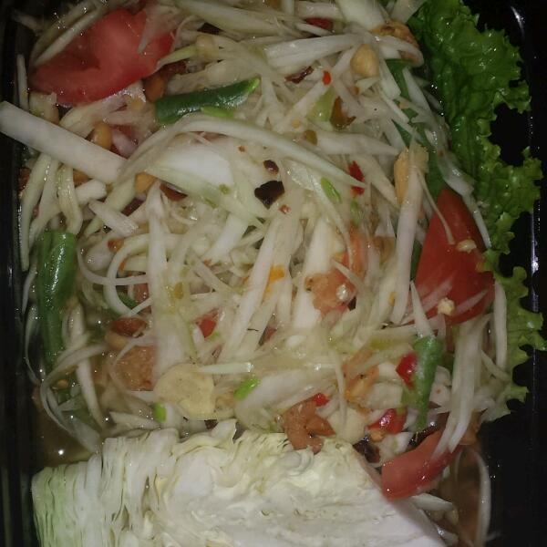 Order 15. Som Tom Salad food online from House of thai on larkin store, San Francisco on bringmethat.com