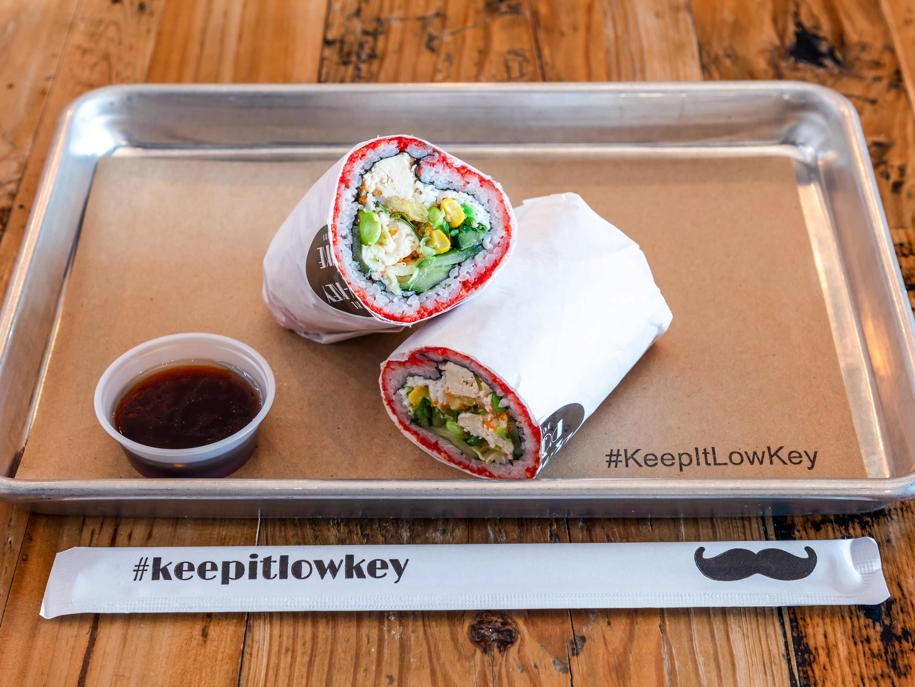 Order Plain Lowkeyrito food online from The Lowkey Poke Joint store, Dallas on bringmethat.com