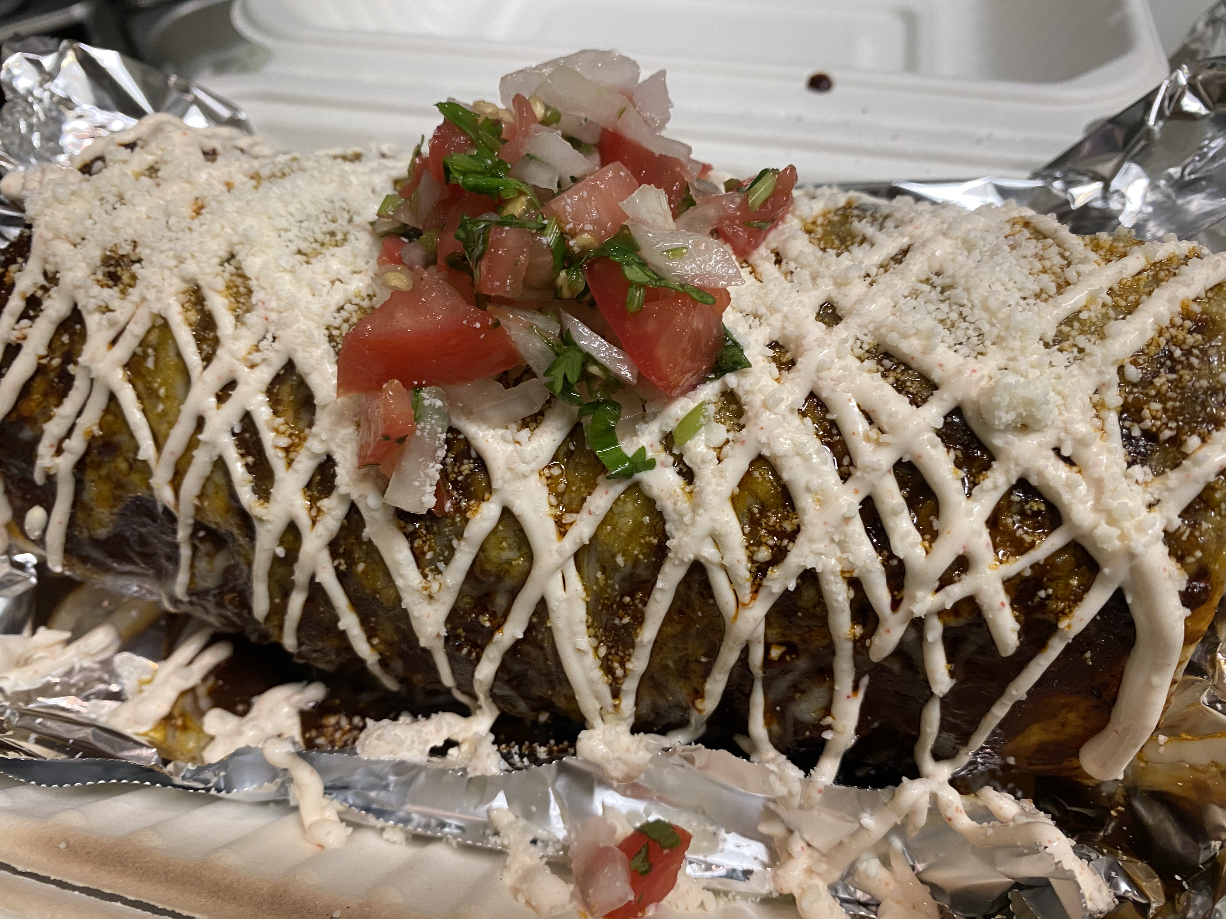 Order Wet Burrito food online from Canasta Kitchen store, Alameda on bringmethat.com