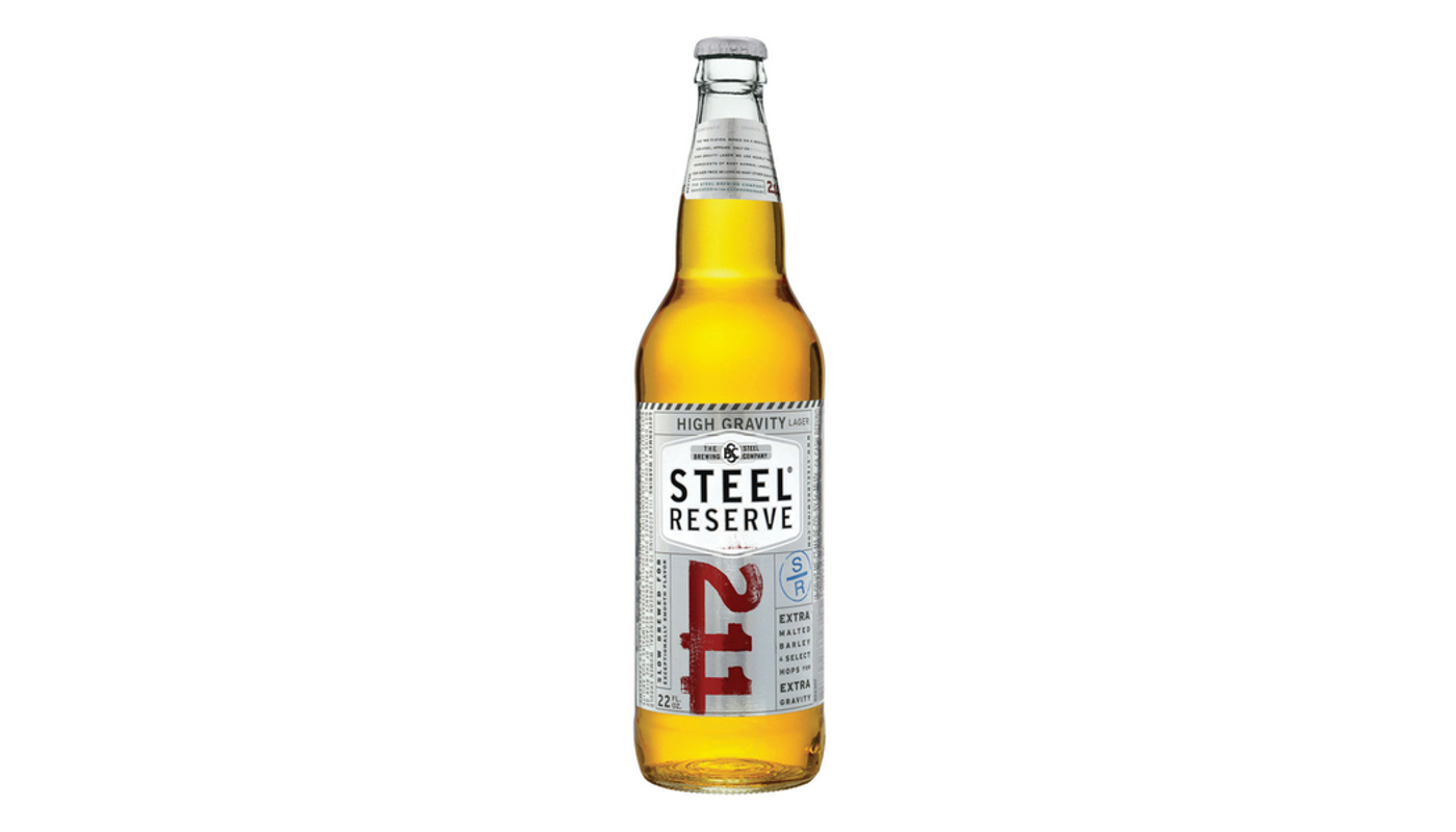 Order Steel Reserve 211 High Gravity Lager 24 oz Can food online from Village Liquor store, Lancaster on bringmethat.com
