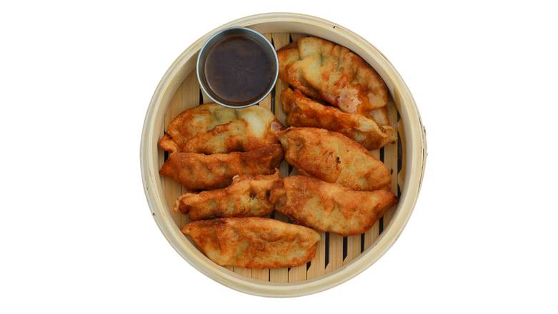 Order Crispy Chicken Dumplings (10pc) food online from Cha For Tea store, Long Beach on bringmethat.com