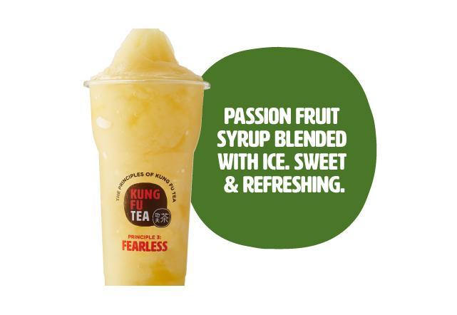 Order Passion Fruit Slush food online from Kung Fu Tea store, Rochester Hills on bringmethat.com