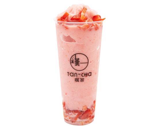 Order Strawberry Smoothie food online from Tan-Cha store, Rowland Heights on bringmethat.com