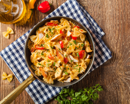 Order Farfalle Pasta food online from The Sandwich Cafe store, New York on bringmethat.com