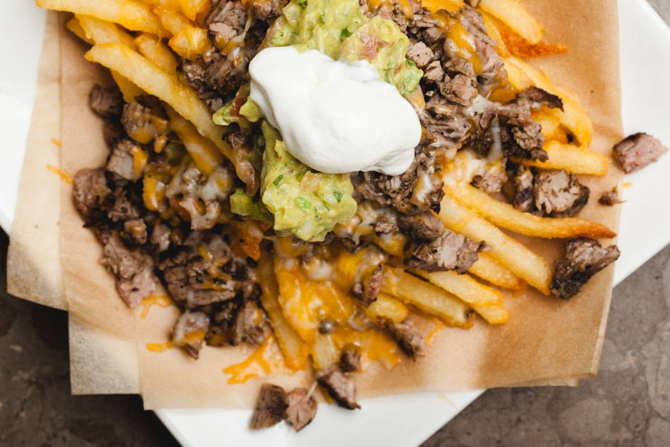 Order Meat & Cheese Fries food online from El Taco Chico store, Oak Park on bringmethat.com