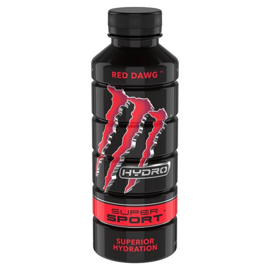 Order Monster Energy Super Sport Superior Hydration Energy Water Red Dawg (20 oz) food online from Rite Aid store, Canton on bringmethat.com