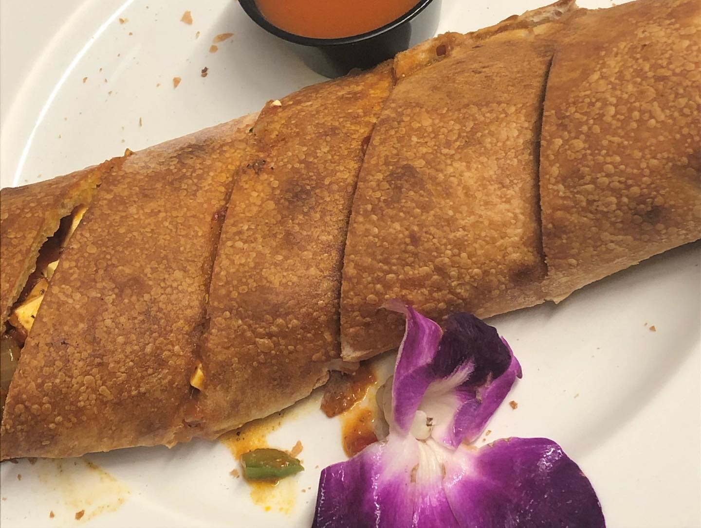 Order Chicken Special Stromboli or Calzone food online from i2i Indian Italian Fusion store, Boonton on bringmethat.com