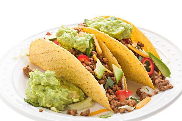 Order Two Beef Tacos food online from Yo! Salsa store, Lake Elsinore on bringmethat.com