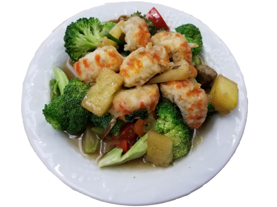 Order Pineapple Chicken or Shrimp food online from Natural Way Cafe store, Fair Lawn on bringmethat.com