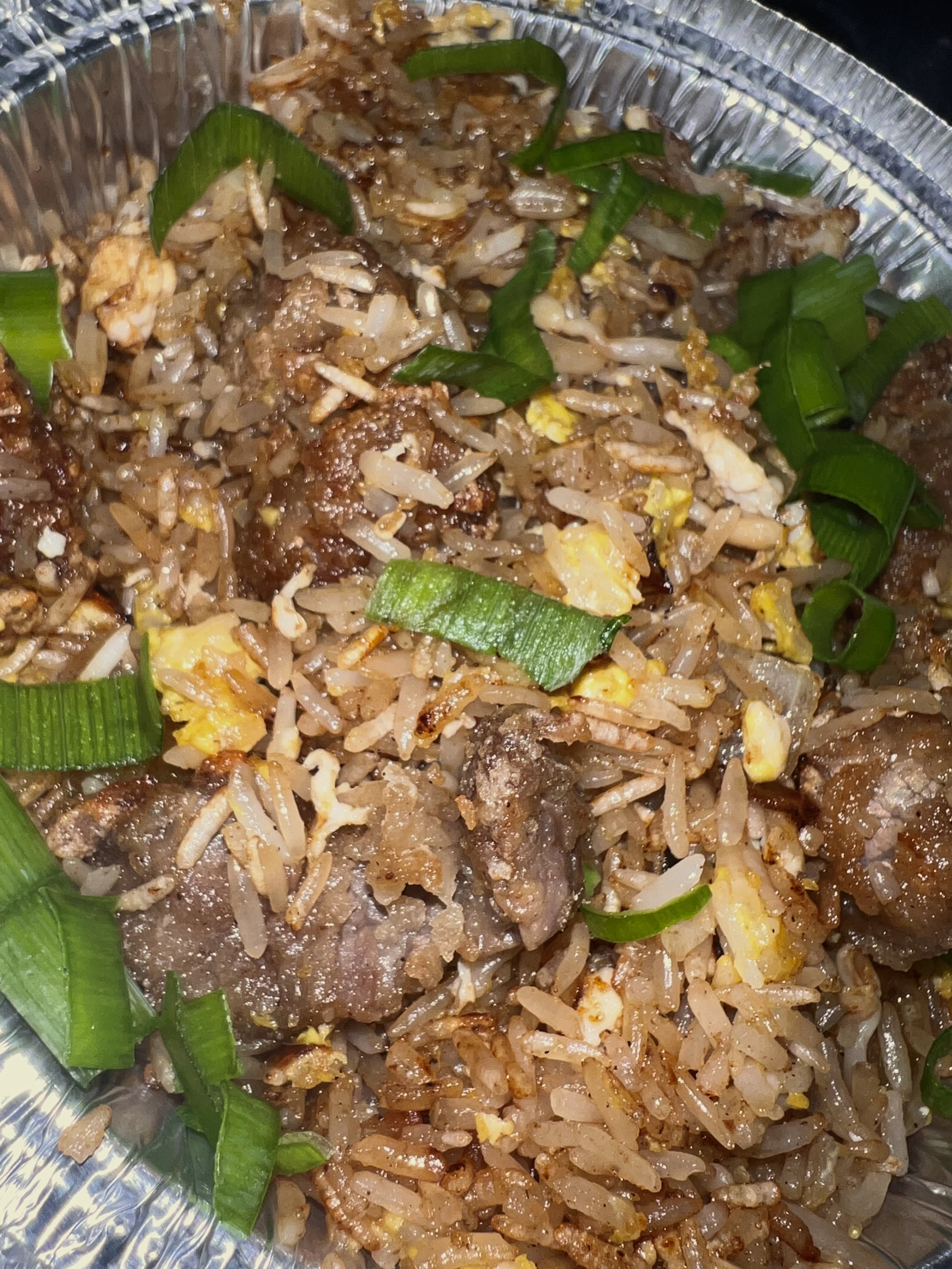 Order Crispy beef fried rice small food online from Norah'S Irie Jamaican Restaurant store, Long Branch on bringmethat.com