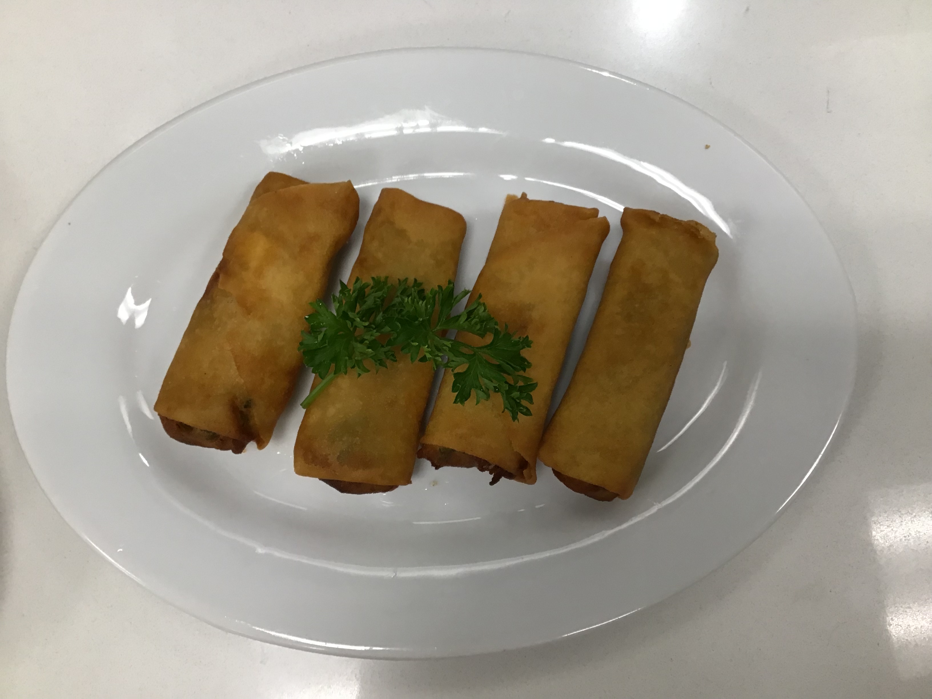 Order 4 Piece Veggies Spring Rolls food online from Fortune House Thai store, Lake Balboa on bringmethat.com