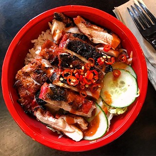 Order C3. Spicy Chicken Bowl food online from Yo! Sushi store, Santa Ana on bringmethat.com