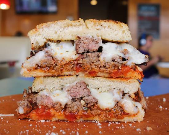 Order Meatball Sandwich food online from Reginelli's Pizzeria store, New Orleans on bringmethat.com