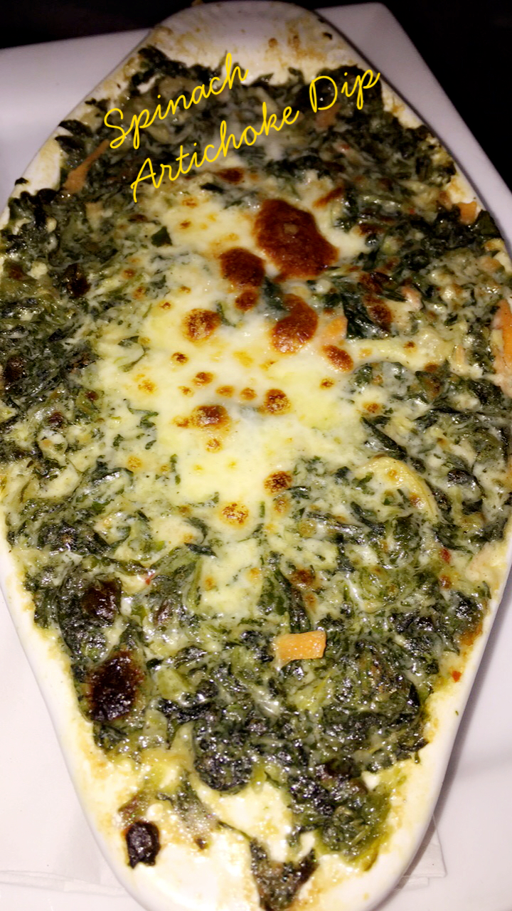 Order Spinach Artichoke Dip food online from Shakers Bar and Grill store, Wixom on bringmethat.com