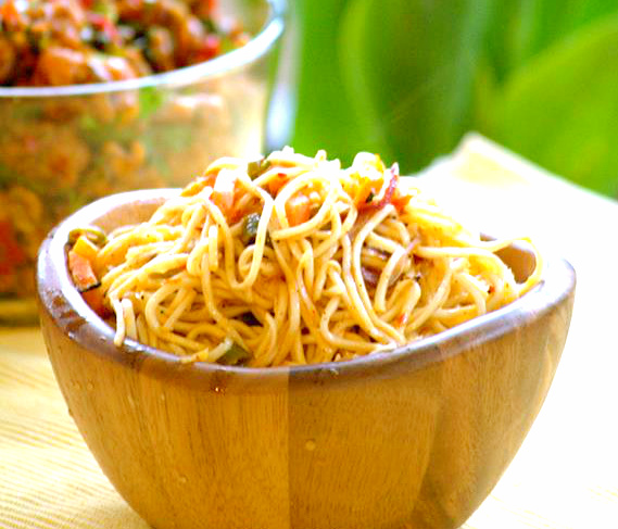 Order Veg Hakka Noodles food online from Tamarind Indian Cuisine store, Sterling on bringmethat.com