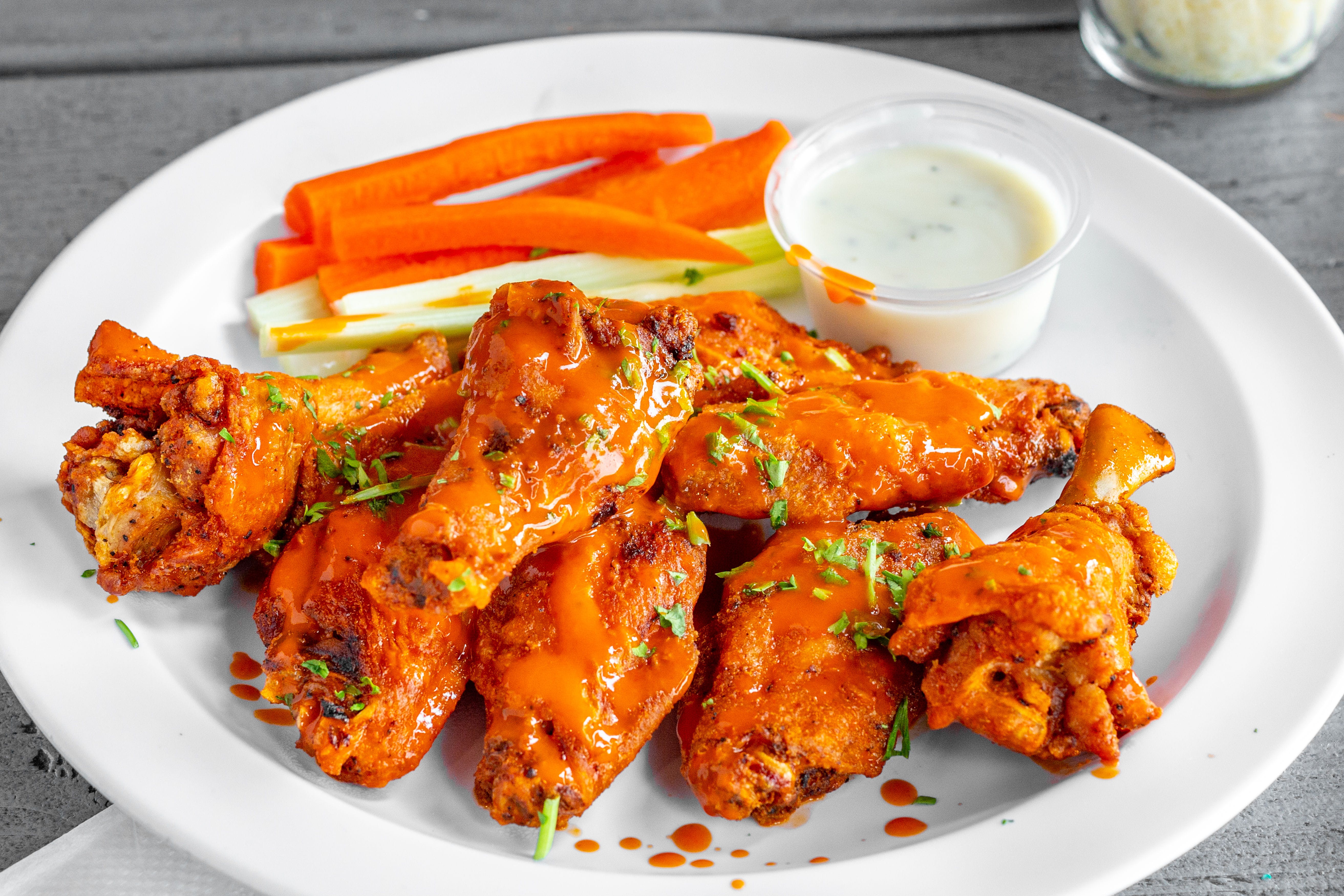 Order Chicken Wings - 10 Pieces food online from Lax Pizza store, Los Angeles on bringmethat.com