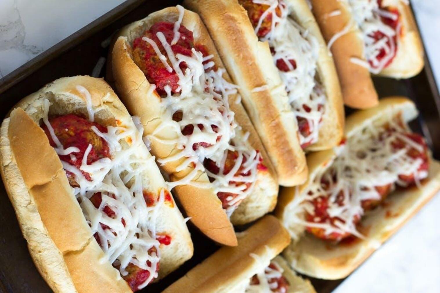Order Plant-Based Meatball Sub food online from Bozzelli's store, Springfield on bringmethat.com