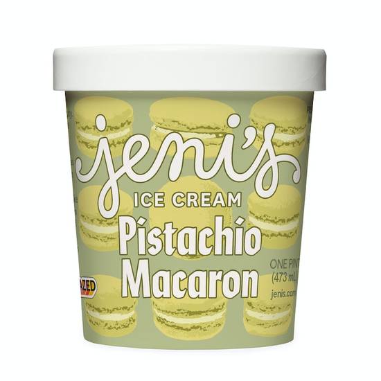 Order Pistachio Macaroon Pint food online from Jeni Splendid Ice Creams store, Nashville on bringmethat.com