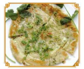 Order 28. Onion Pancakes food online from Sam's China Bistro store, El Paso on bringmethat.com
