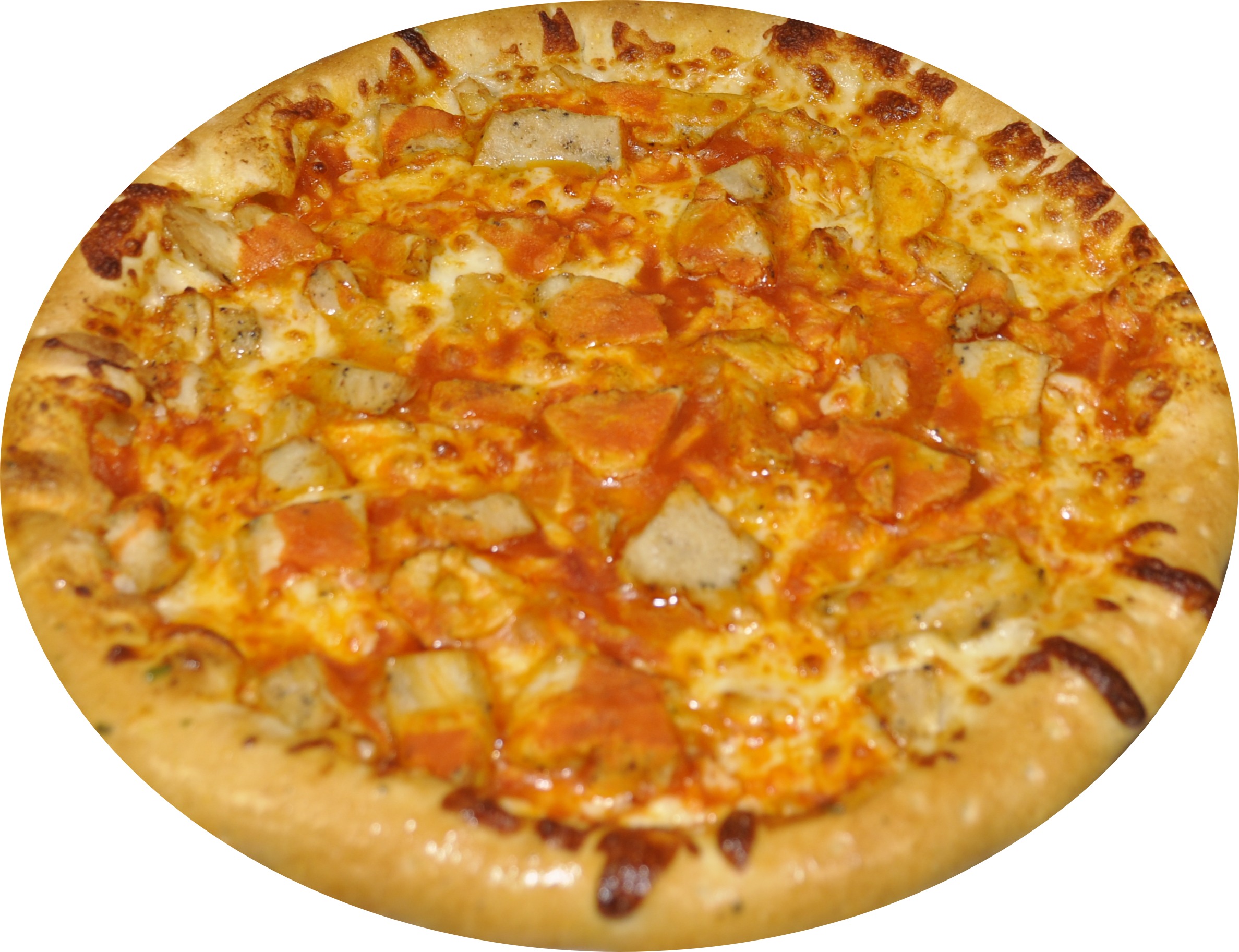 Order Buffalo Chicken Pizza food online from Mega Pizza store, Raleigh on bringmethat.com
