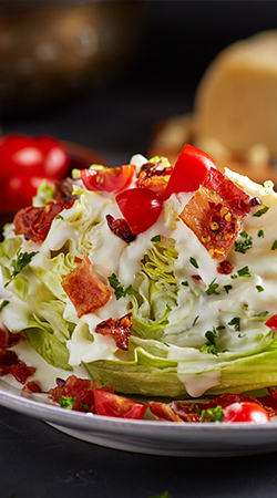Order Candied Bacon Wedge Salad food online from Fatz Cafe store, Aiken on bringmethat.com