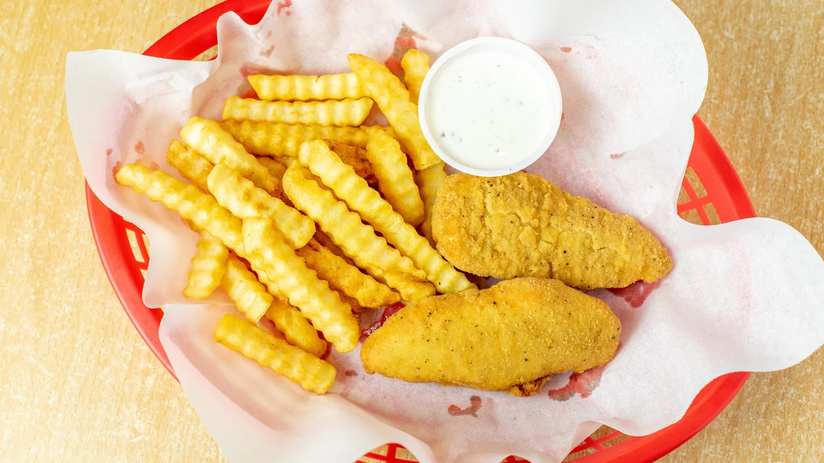Order K3. Kids Chicken Strips food online from Wing Factory store, Tucson on bringmethat.com