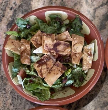 Order 1. Fatoush Salad food online from Shish Grill store, San Ramon on bringmethat.com
