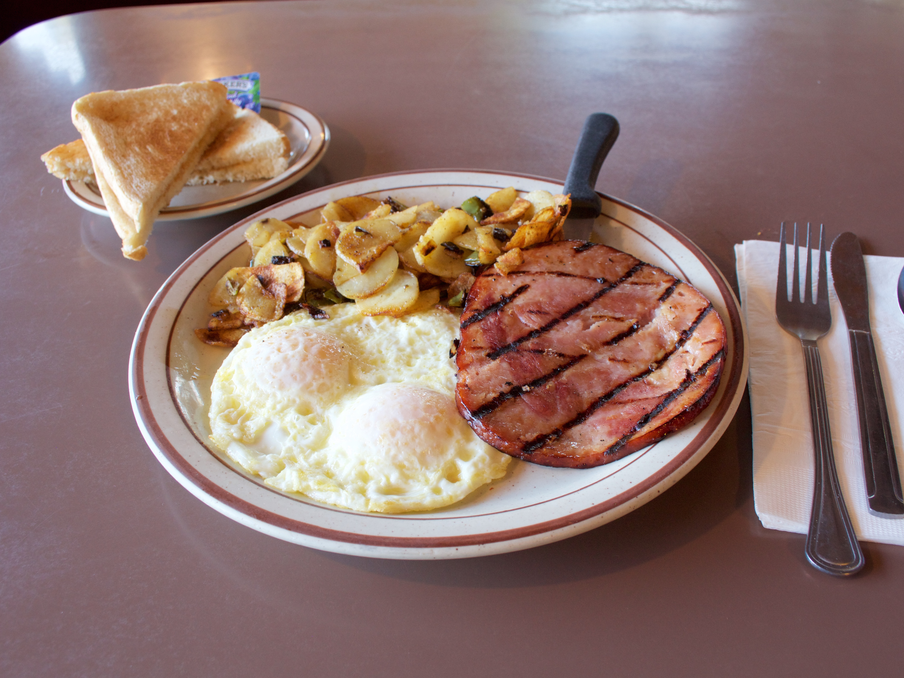 Order 2 Eggs Breakfast food online from Waffle Shop Country Cooking store, Modesto on bringmethat.com